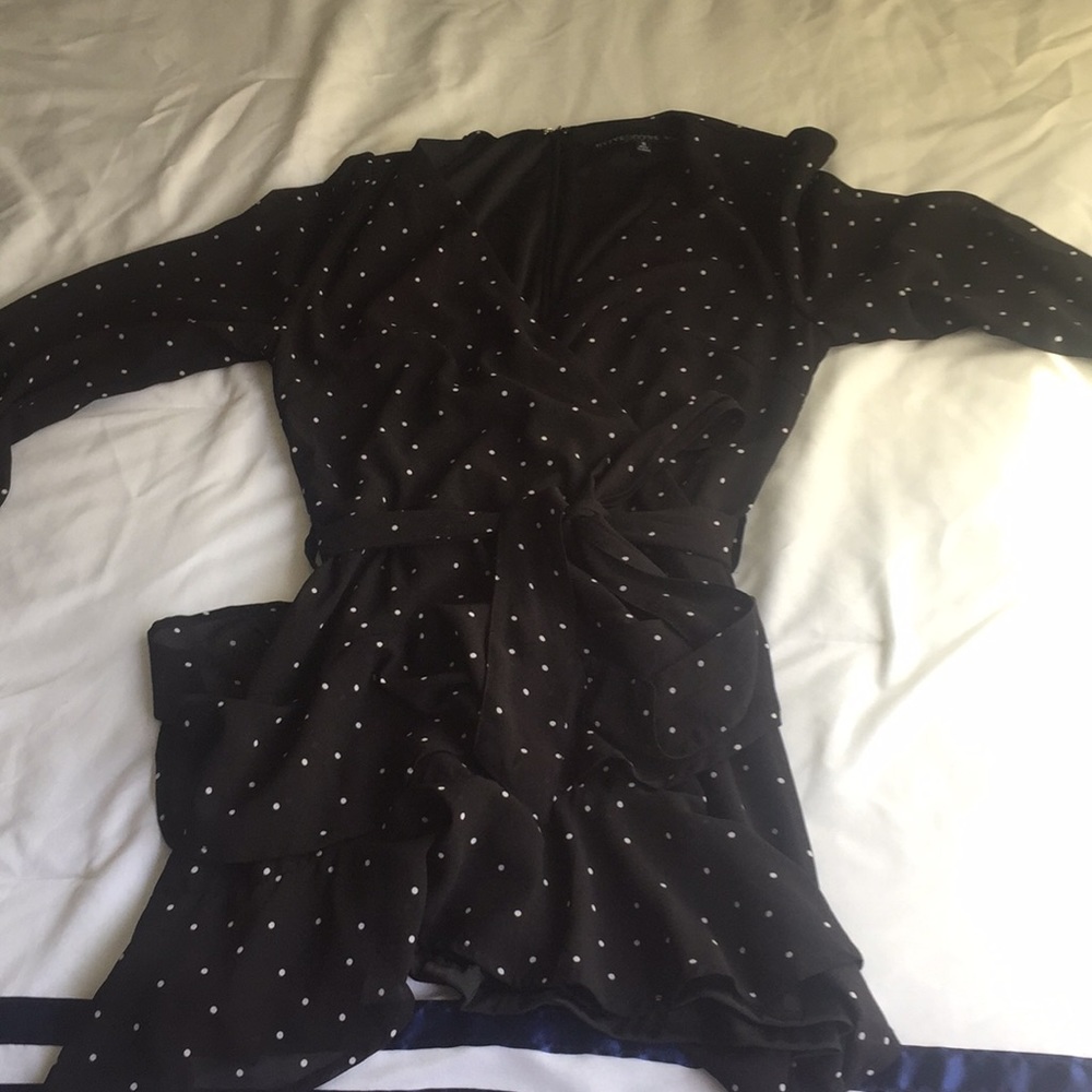 HyFve black polka dot dress